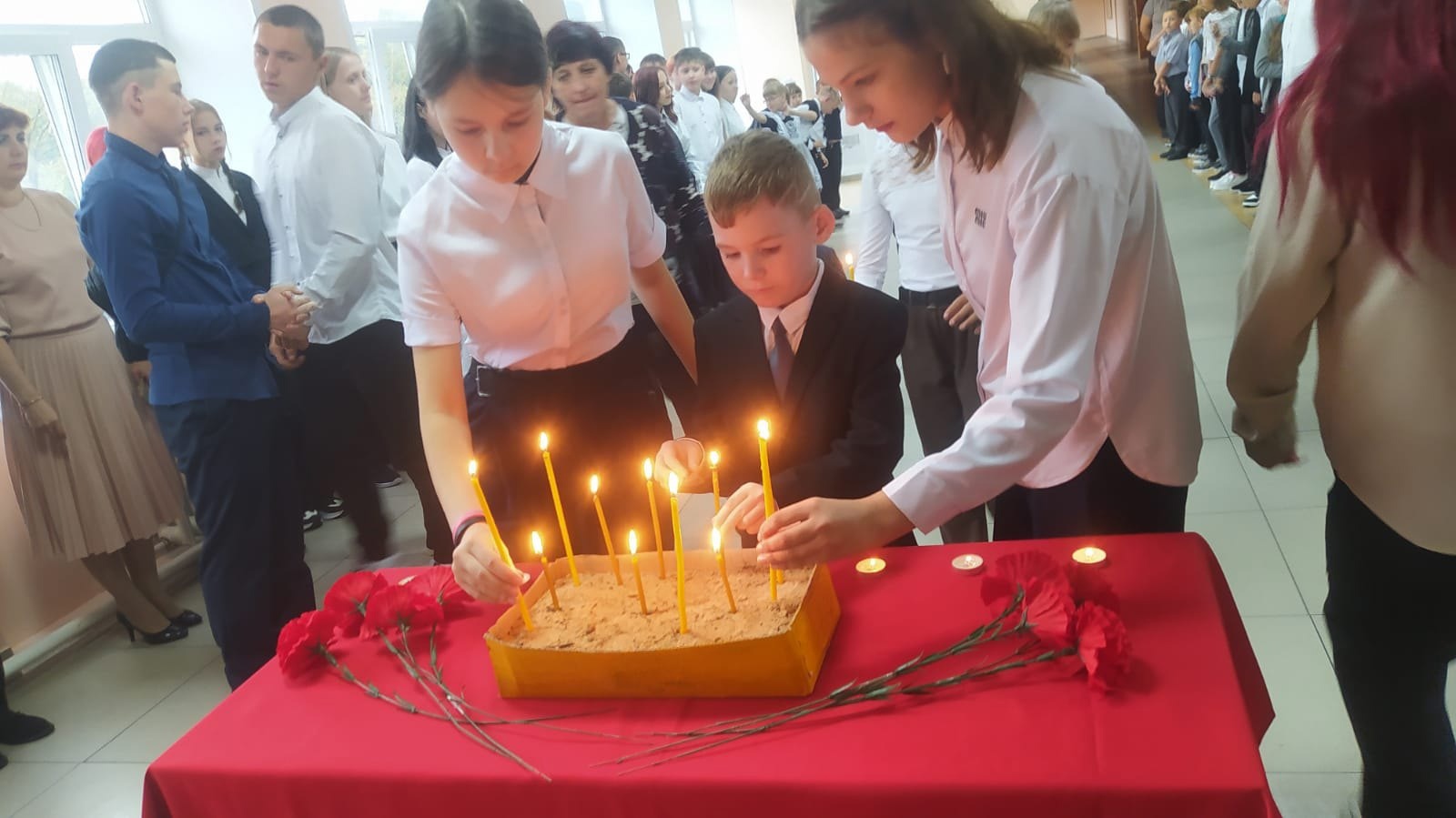 Линейка Памяти, посвящённая жертвам Беслана&amp;quot;.